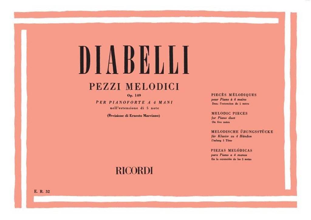 Pezzi Melodici Nell Estensione Di 5 Note, Op. 149
